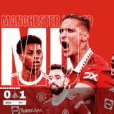 A.F.C. Bournemouth (0) Vs. Manchester United F.C. (1) First Half GIF - Soccer Epl English Premier League GIFs