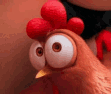 Chicken Say What GIF - Chicken Say What Look GIFs