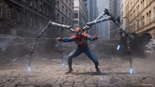 Plunging Attack Spider-man GIF