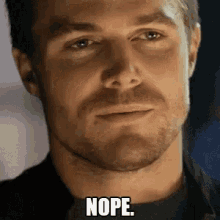 Oliver Queen Nope GIF - Oliver Queen Nope Denied GIFs