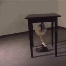 Doohickey Corporation'S Headquarters Table That Follows You GIF