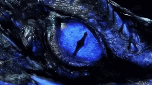 Dragon Blue Eyes GIF - Dragon Blue Eyes Dragon Eye - Discover & Share GIFs