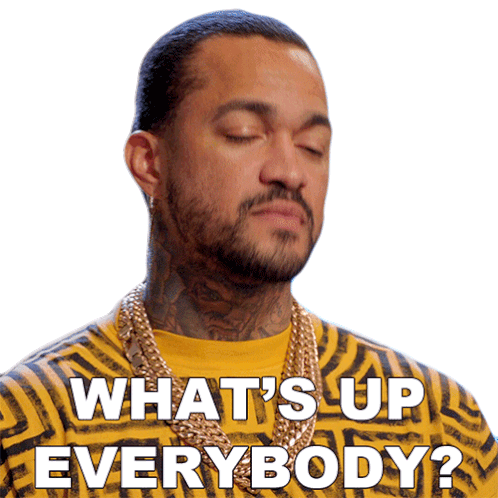 Whats Up Everybody Anthony Sticker - Whats Up Everybody Anthony Ink Master Stickers