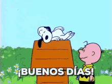 Buenos Dias GIF - Charlie Brow Buenos Dias Snoopy GIFs