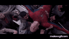 Spider Man Pass Out GIF - Spider Man Pass Out Tired GIFs