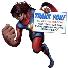diegodoodles thank you g willow wilson first marvel muslim superhero muslim