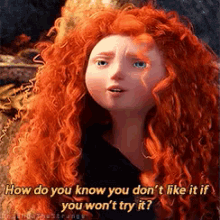 A GIF - Dont Like Try It Merida GIFs