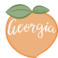 Georgia Peach Sticker - Georgia Peach Abby Stickers