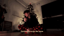 Dancing Through The Snow Presence GIF - Dancing Through The Snow Presence The Saddest Christmas Song Uve Ever Heard Song GIFs
