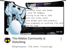 this roblox community is disturbing with 1.5k views in 5 hours