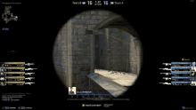 a screenshot of a video game with the numbers 16 and 16 on the top