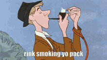 Rink Smoking Yo Pack GIF - Rink Smoking Yo Pack GIFs