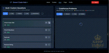 a screenshot of a smart code hub website with a crown on it