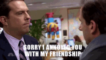 Sorry Friends GIF - Sorry Friends Annoyed GIFs