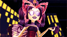 a cartoon character wearing sunglasses and a mask