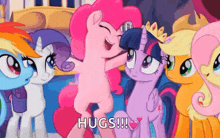 My Little Pony Group Hug GIF