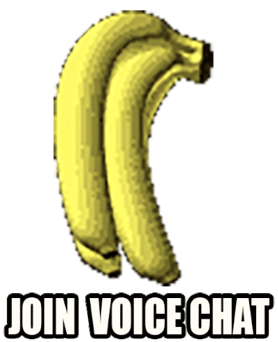 Join Voice Chat Rotating Fruit Sticker - Join Voice Chat Voice Chat Rotating Fruit Stickers