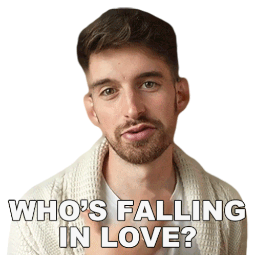 Whos Falling In Love Joey Kidney Sticker - Whos Falling In Love Joey Kidney Who Is Madly In Love Stickers