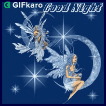 Good Night Gifkaro GIF - Good Night Gifkaro Fairy GIFs