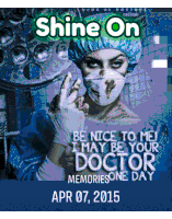 Shine On Doctor Sticker