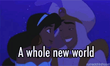 A Whole New World Aladdin GIF - A Whole New World Aladdin Jasmine GIFs