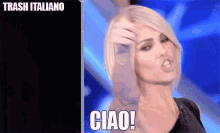 Trash Italiano Buona Vita GIF - Trash Italiano Buona Vita Ilary Blasi GIFs