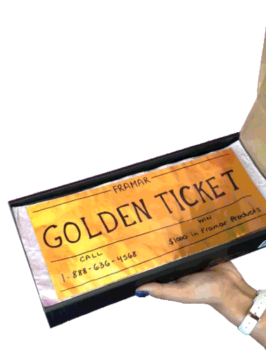 Golden Golden Ticket Sticker - Golden Golden Ticket For Your Eyes Only Stickers