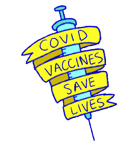 Covid Vaccines Save Lives Covid Sticker - Covid Vaccines Save Lives Vaccines Save Lives Save Lives Stickers