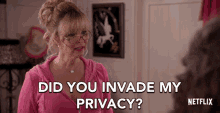 Did You Invade My Privacy Lisa Kudrow GIF - Did You Invade My Privacy Lisa Kudrow Sheree GIFs