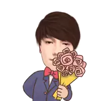a bunch of pink roses in a yellow vase