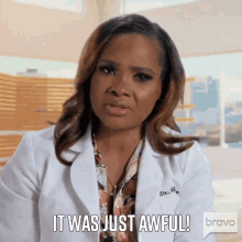 It Was Just Awful Heavenly Kimes GIF - It Was Just Awful Heavenly Kimes Married To Medicine GIFs