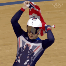 waving flag philip hindes olympics great britain flag pride