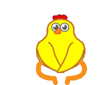 Dancing Chicken Sticker