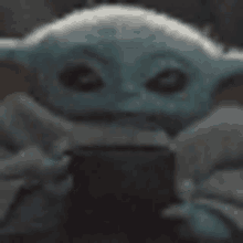 Baby Yoda Yodasip GIF
