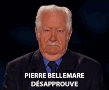 Pierre Bellemare Désapprouve GIF