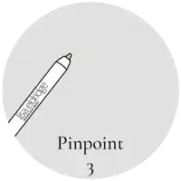 a drawing of a pencil that says lisa eldridge seamless skin pinpoint 3