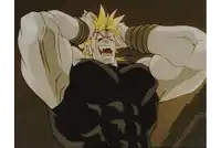 dio from jojo 's bizarre adventure is shown with his mouth wide open
