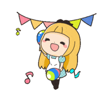 a cartoon drawing of a girl with the word anshucom underneath her