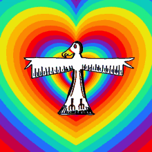 content condor rainbow heart veefriends