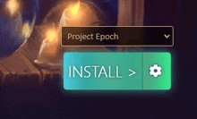 a screenshot of a website that says project epoch on it