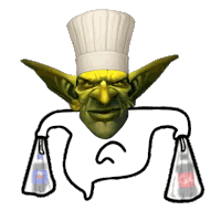 a drawing of a cartoon character with a chef 's hat on