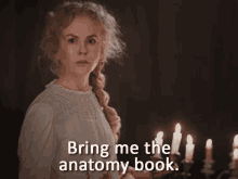 Bring Me The Anatomy Book. GIF - Nicole Kidman Book Bring It GIFs