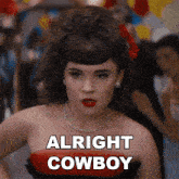 Alright Cowboy Lets Rock This Rodeo Dot GIF - Alright Cowboy Lets Rock This Rodeo Dot Grease Rise Of The Pink Ladies GIFs