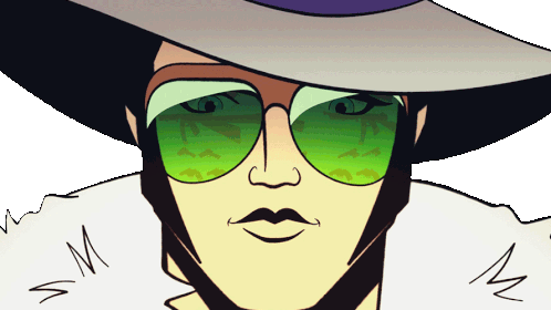Smirking Agent Elvis Presley Sticker - Smirking Agent Elvis Presley Matthew Mcconaughey Stickers