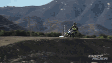 Motocross Jump Dirt Rider GIF - Motocross Jump Dirt Rider Kawasaki Kx250 GIFs