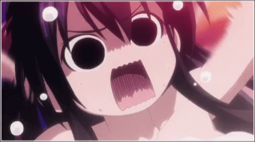 akiko himenokouji scream shock gif  Arte de anime Dibujos Anime