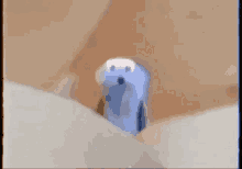 Mono Azul Que Grita GIF - Mono Azul Que Grita GIFs