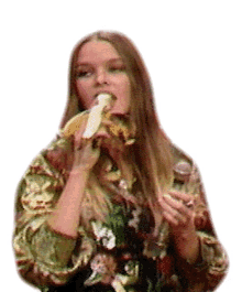 eating banana michelle phillips the mamas and the papas the ed sullivan show eating