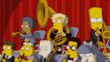 the simpsons bart trumpet bop funny