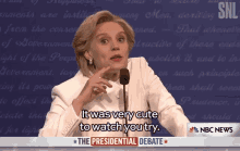Hillary Clinton It Was Very Cute To Watch You Try GIF - Hillary Clinton It Was Very Cute To Watch You Try Nice Try GIFs